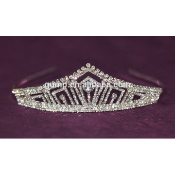 Custom nupcial cristal tiara brilhante strass casamento coroas